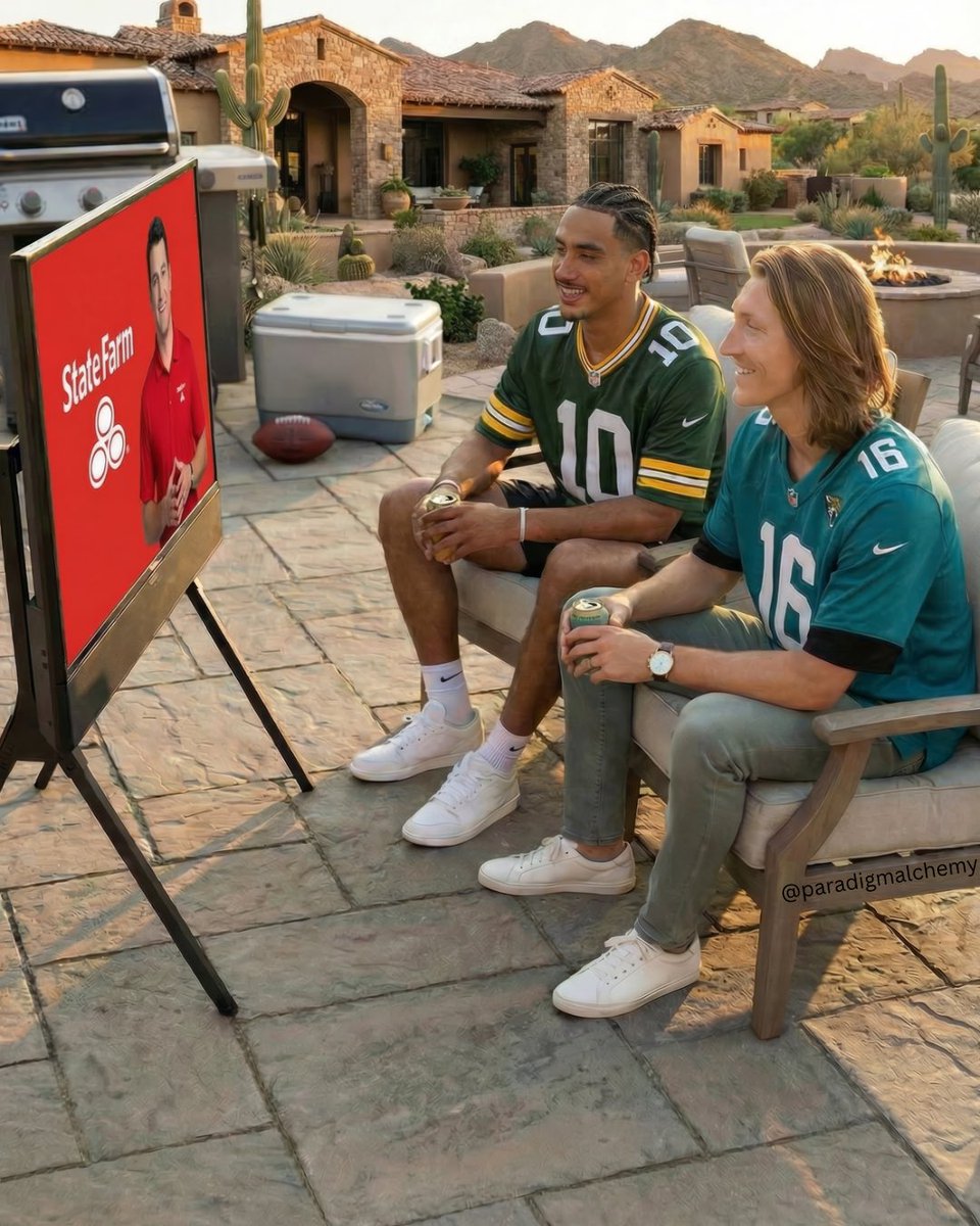 Jordan Love and Trevor Lawrence enjoying the offseason