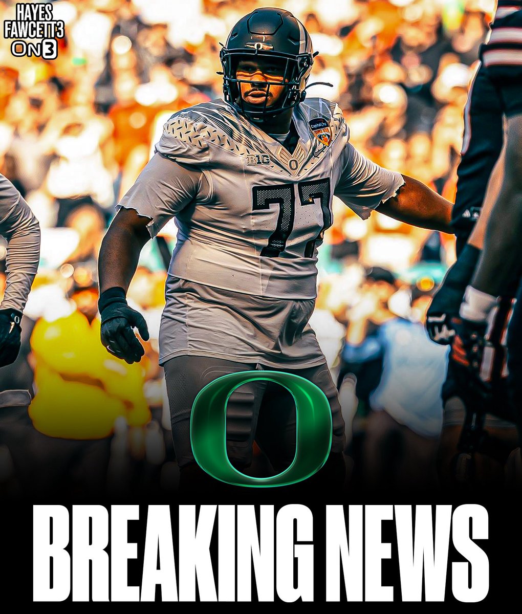 BREAKING: Oregon DL Jericho Johnson is entering the <a href="/TransferPortal/">Transfer Portal</a>, he tells <a href="/On3sports/">On3</a>

The 6’3 335 DL will have 3 years of eligibility left

He was ranked as a four-star recruit in the 2024 class

on3.com/transfer-porta…