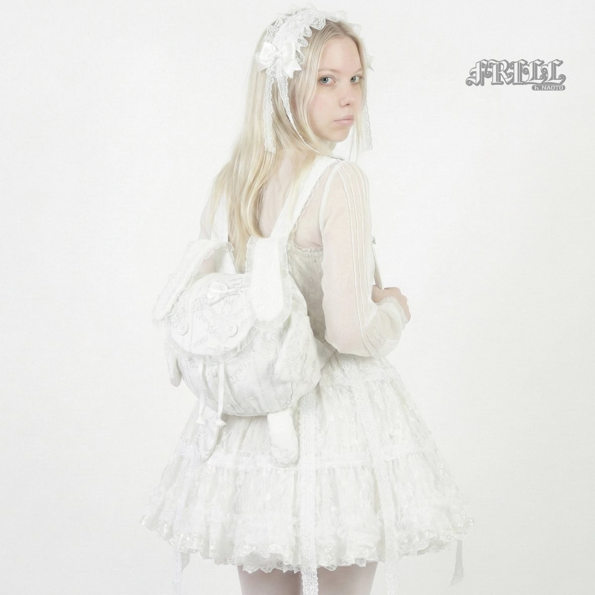 Lovely Bunny Frill Backpack】🐰 h.NAOTO FRILLの大人気「ラブリー