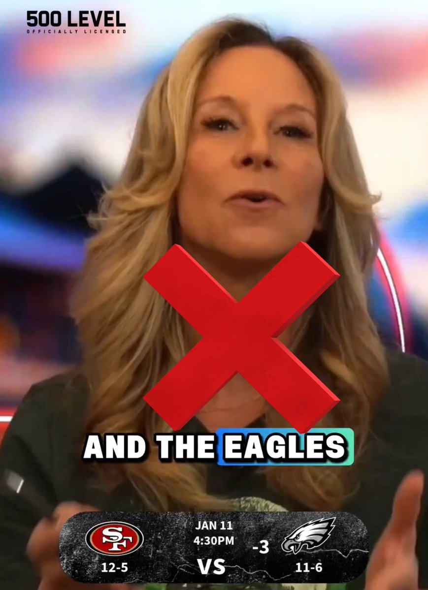 ProfitableIs's tweet image. ❌ NOPE!   in a big way where *again* she’s 0-fer with her NFL WC picks👇 + she had Eagles -2.5 -147 (not pictured)
Fade &amp;amp; get (seriously) Paid 💰