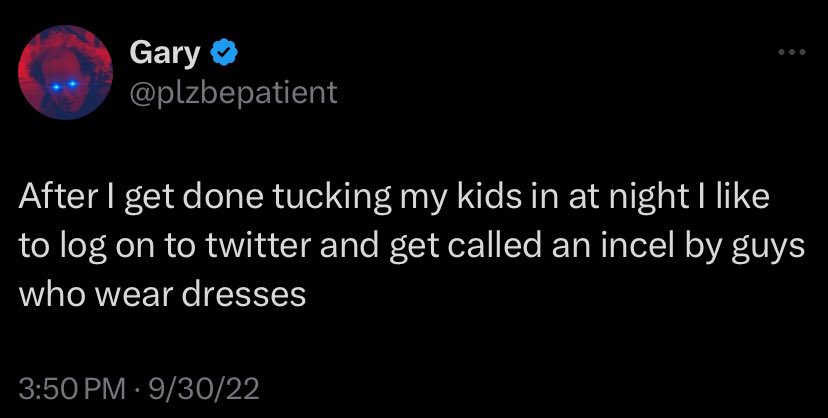 This is every older Millennial ring-wing dad at this stage.