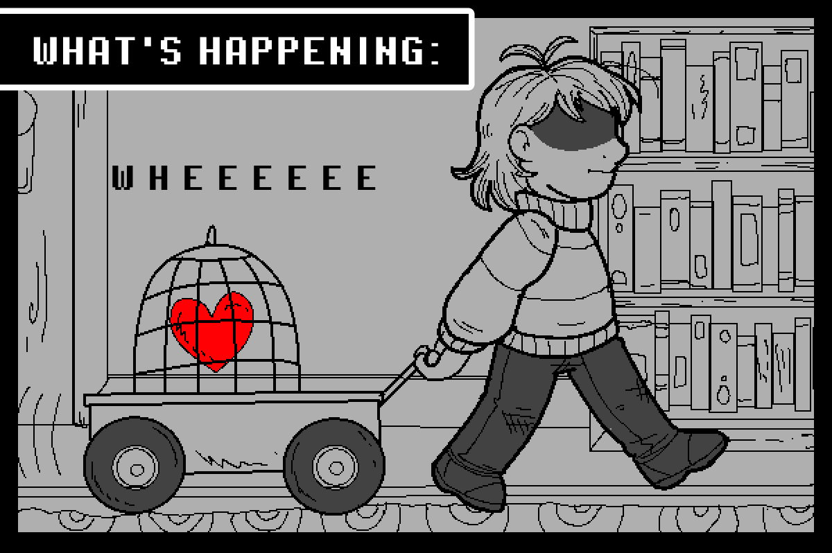 Natalie_Leif's tweet image. It's a matter of perspective. #deltarune #deltarunefanart #fanart #comic #utdr #krisdreemurr