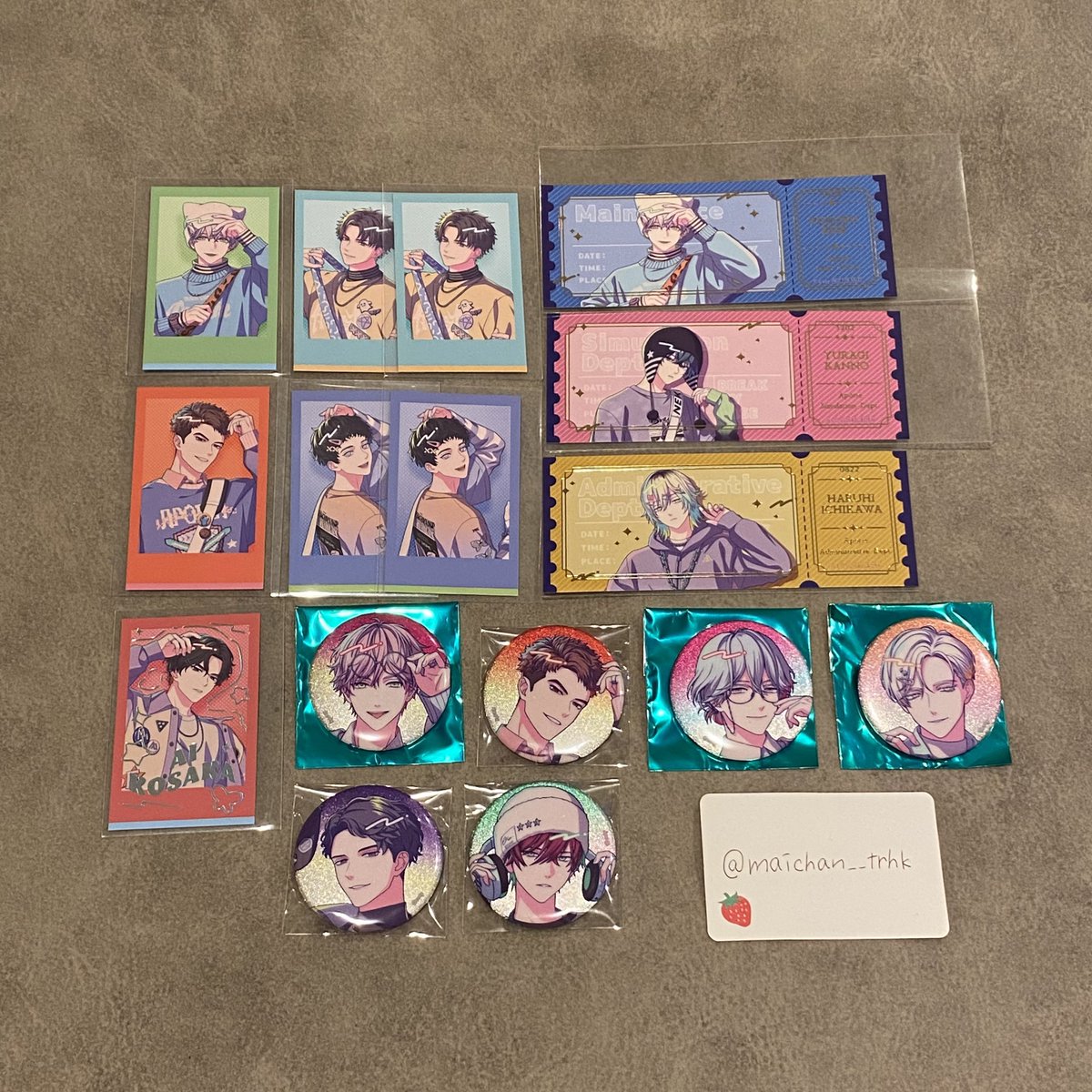 交換】ブレマイ フォト風カード フォトカ R 箔押し レア 缶バッジ