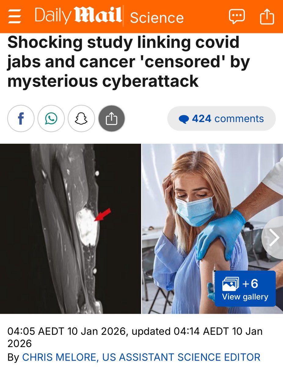 MRobertsQLD's tweet image. Major study … 8.4million South Koreans, 300,000 Italians &amp;amp; 25 other nations … higher cancer rates of thyroid, colon, lung, breast, &amp;amp; prostate cancers among vaccinated

senroberts.com/3LGexSj