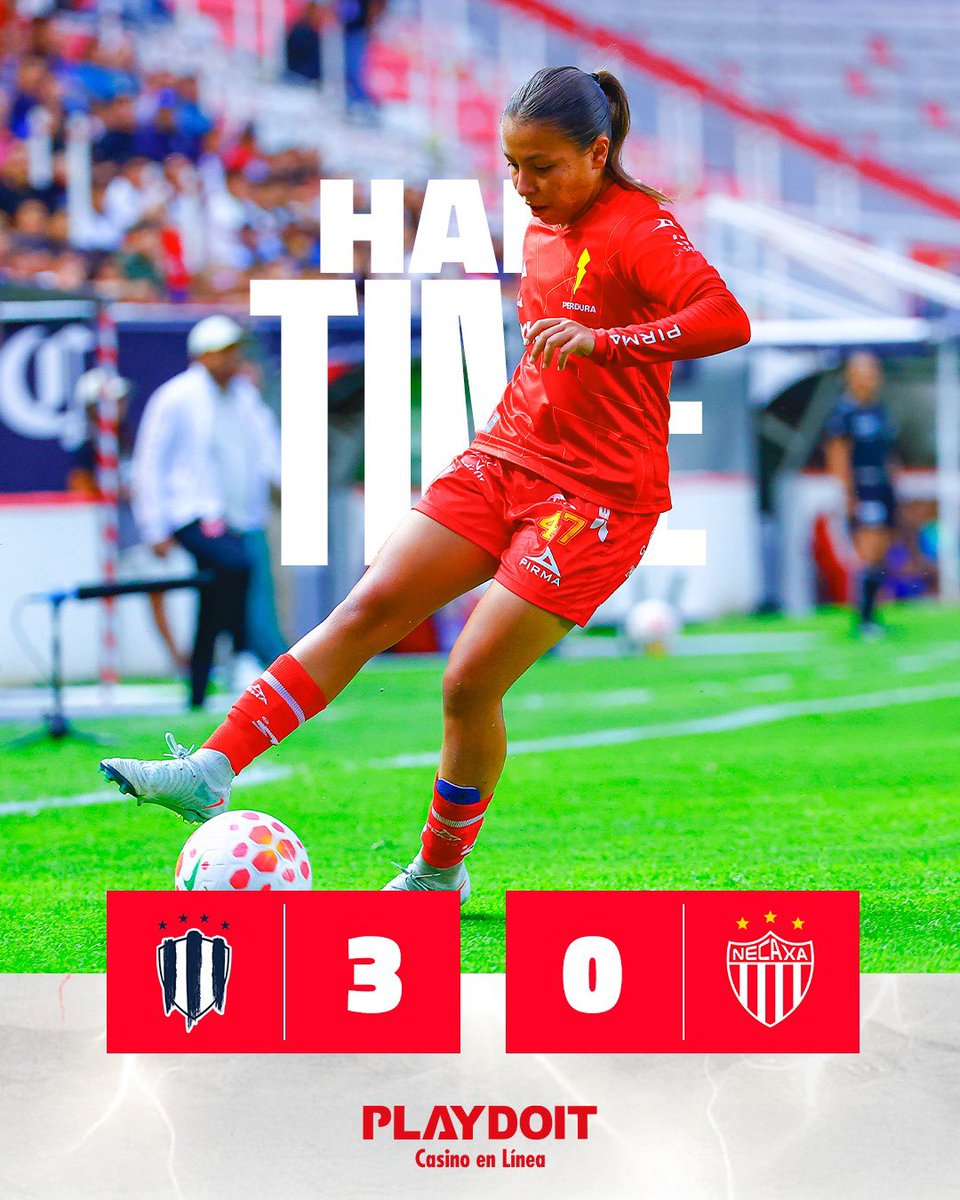 #MTYvsNEC | Halftime in Monterrey.

#FuerzaCentellas ⚡️