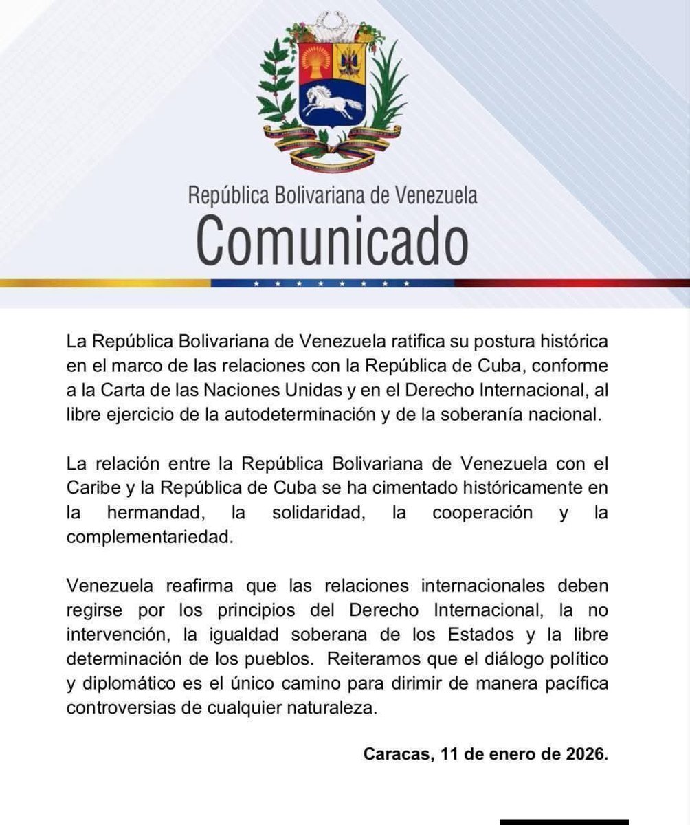 GHNordelo5's tweet photo. ¡Así lo ha dicho Venezuela!
#Cuba #CDRCuba #CubaVencerá #CubaConVenezuela https://t.co/v4fNPQsotq