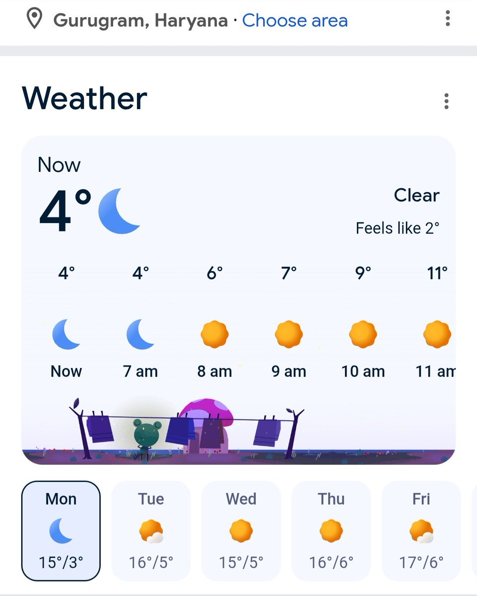 Coldest morning of the year