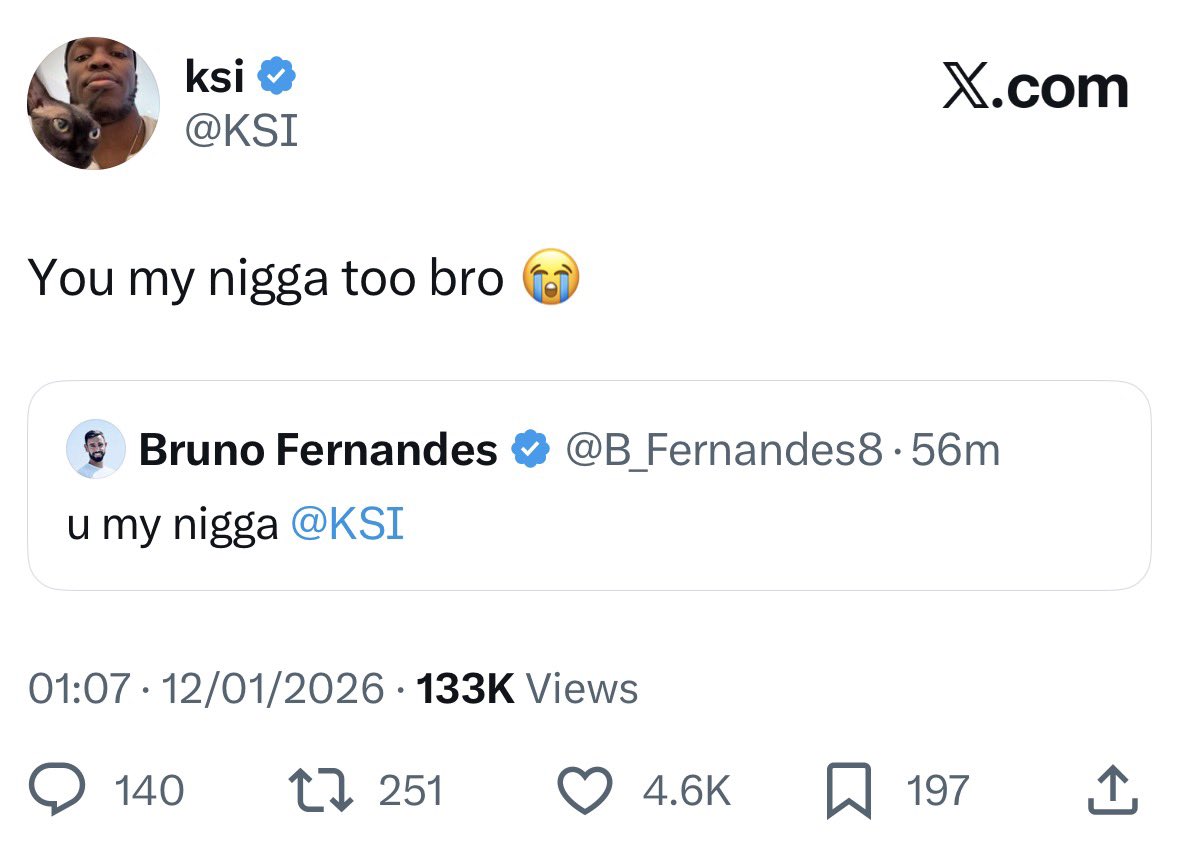 AbsoluteBruno's tweet image. Ksi responded back😭