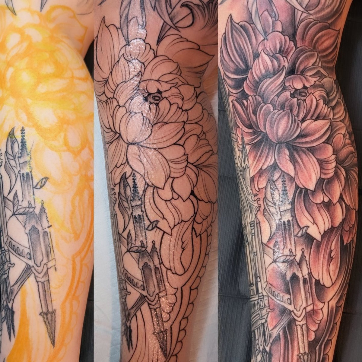 tattoomike454's tweet image. Custom made to fit. #custom #marker #drawing #flower #tattoo #tattoos