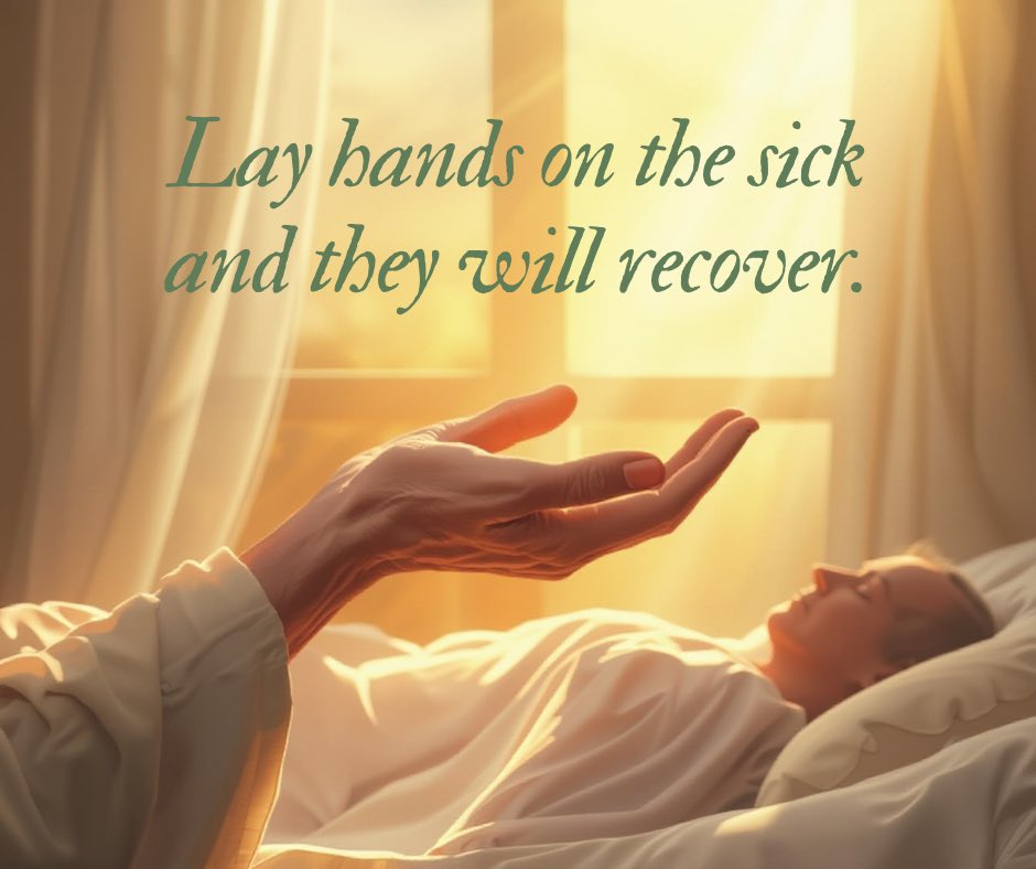 Jesus told believers to lay hands on the sick and they will recover. I had a chance to do that tonight &amp; also pray for someone to receive the Baptism of the Holy Spirit. I share these principles in my Foundations: Creating a Hebrews 6 Disciple book. It is time to do the Stuff.