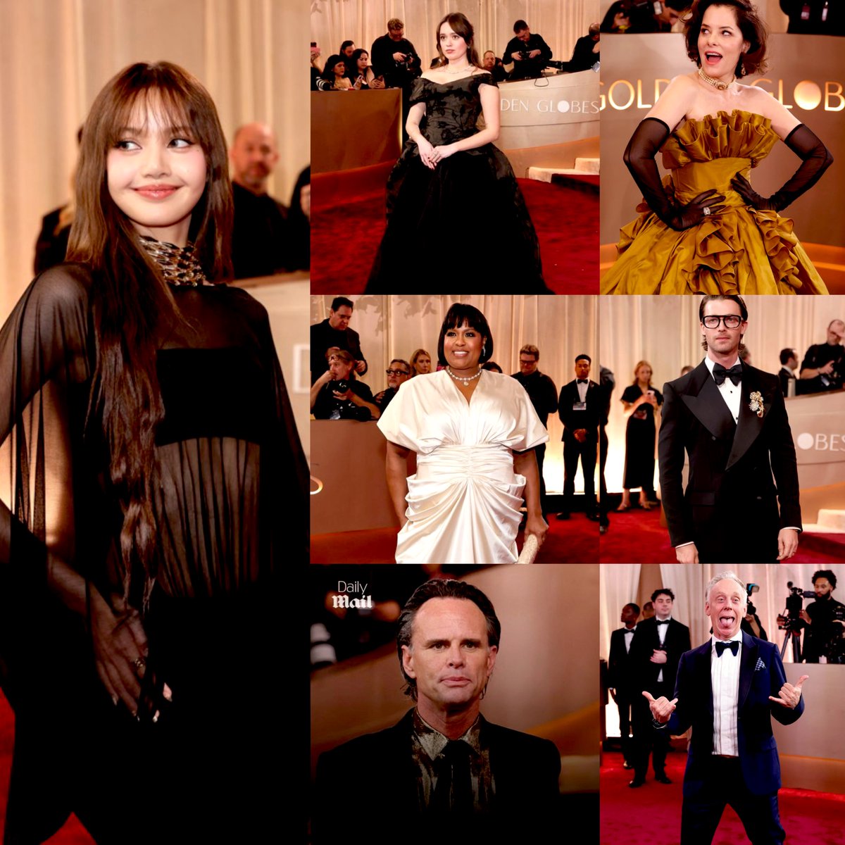 idatelalisa's tweet image. The white Lotus Crew at the Golden Globes 🤍

#Lisax83rdGoldenGlobe 
#GoldenGlobes