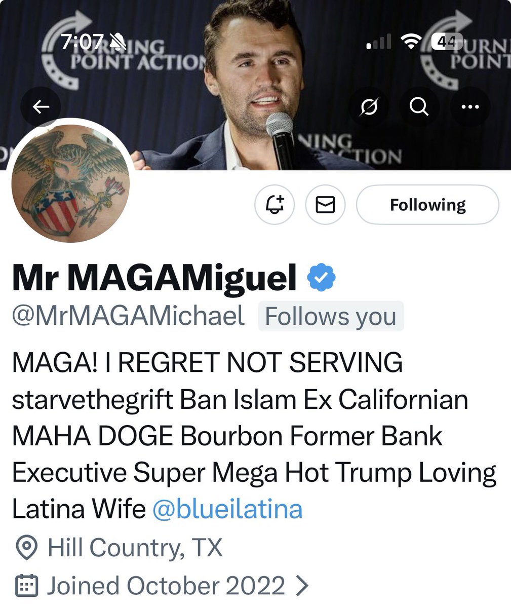 This man (<a href="/MrMAGAMichael/">Mr MAGAMiguel</a>) is a GOOD one and an all around Patriot! 🇺🇸