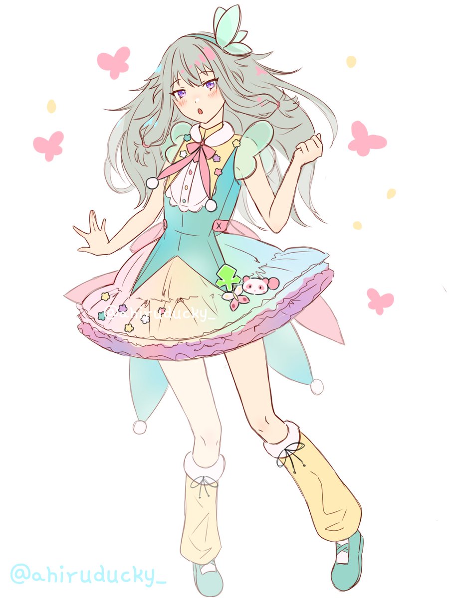 Nene's beta costume #prsk_fa (it's in the replies if u wanna see it)