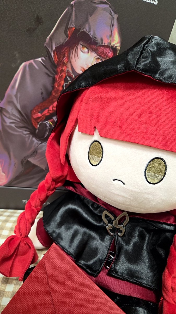 この手のぬいぐるみはじめてなんですが無事モルガーナお迎えできました