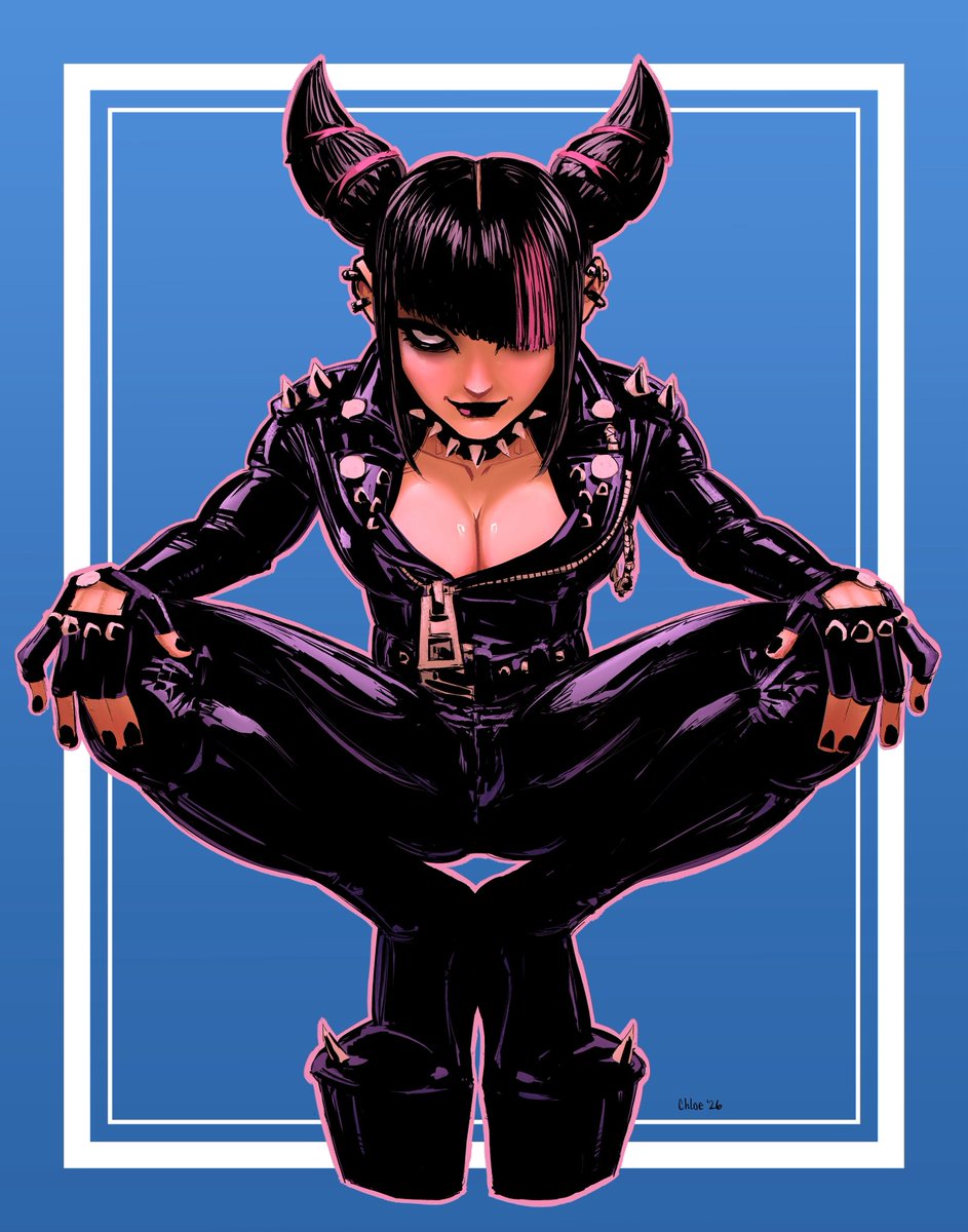 Leather baddie Juri Han