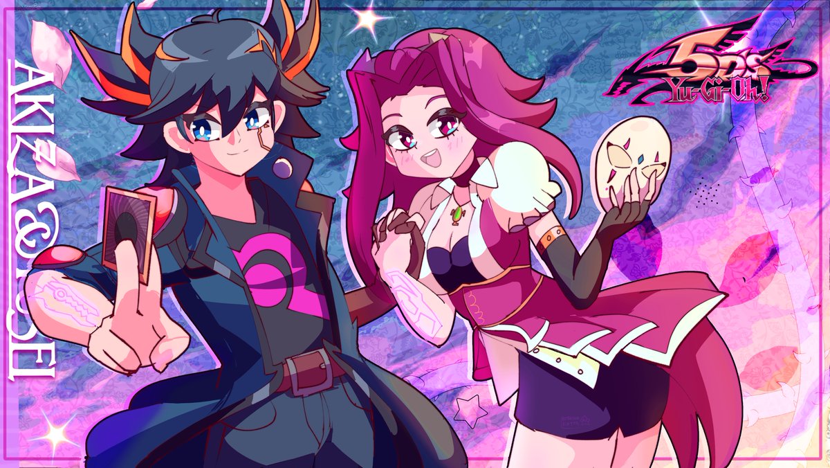 Akiza &amp; Yusei Comm for @/E_Quartz235
Thank you very much ^-^7