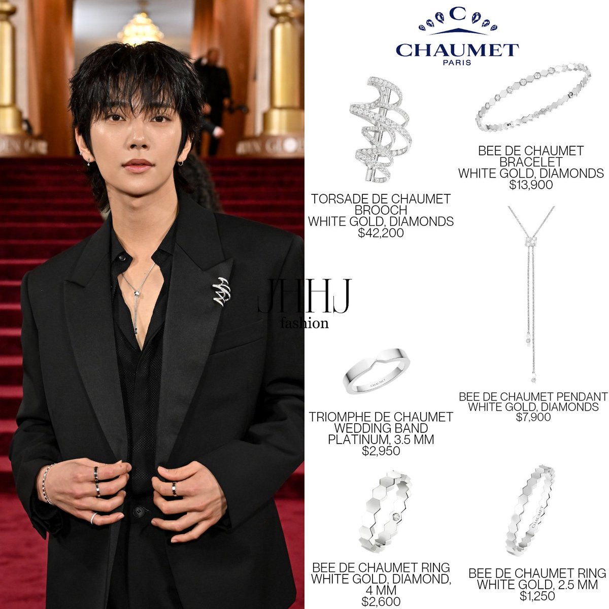 SEVENTEEN DIAMOND EDGE 北アメリカ公演　ジョシュア 260111] JOSHUA at the 83rd Golden Globe Awards 💎 @Chaumet