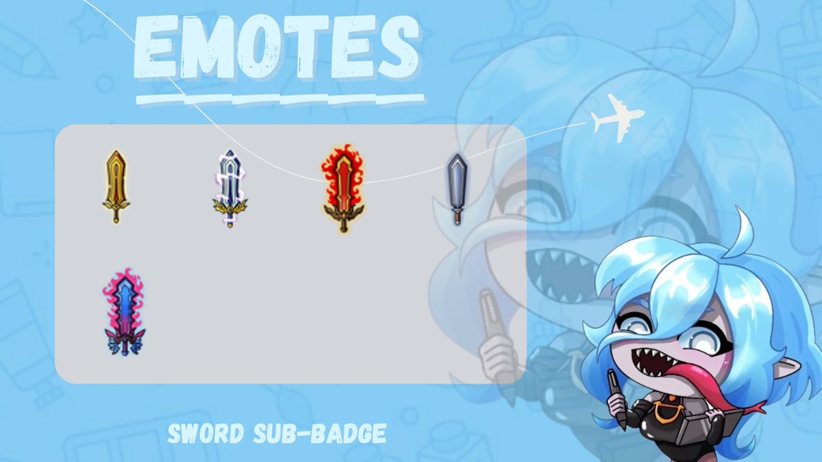 New sword sub badge pack dropped! Level up your channel’s style and show your subs some love. Perfect for every streamer ready to slay! Etsy Link: 👇
etsy.com/listing/430075…
 
#StreamerAssets #SubBadges #twitchaffiliate #ArtistOnX #melkonart #melemotes