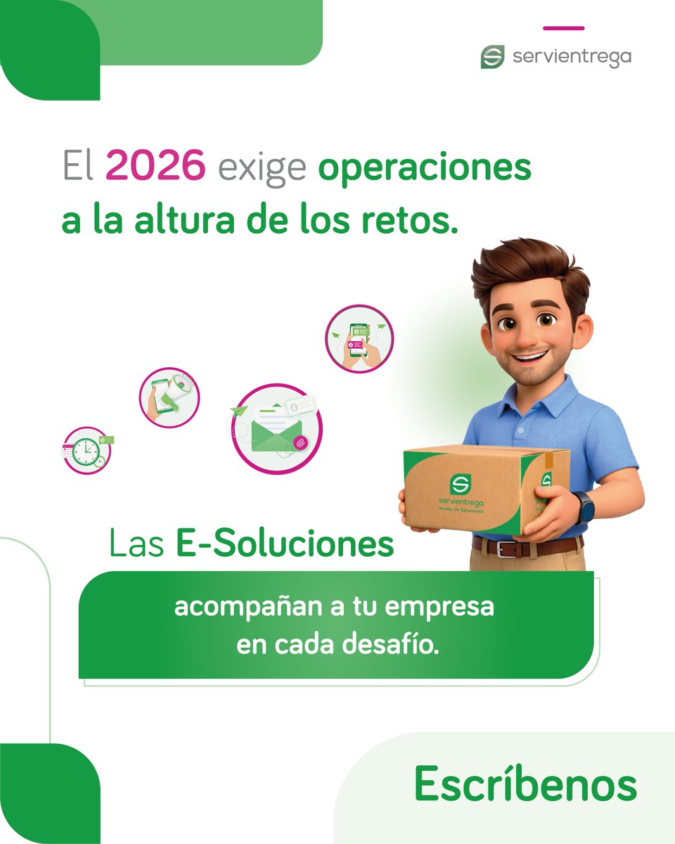 ⚙️📦 Los retos empresariales evolucionan y exigen procesos más eficientes y conectados

.Con E-Soluciones, tu empresa integra E-Voz, E-Mensajes, E-Masivos y otras soluciones diseñadas para automatizar operaciones, optimizar la comunicación y fortalecer la relación con tus