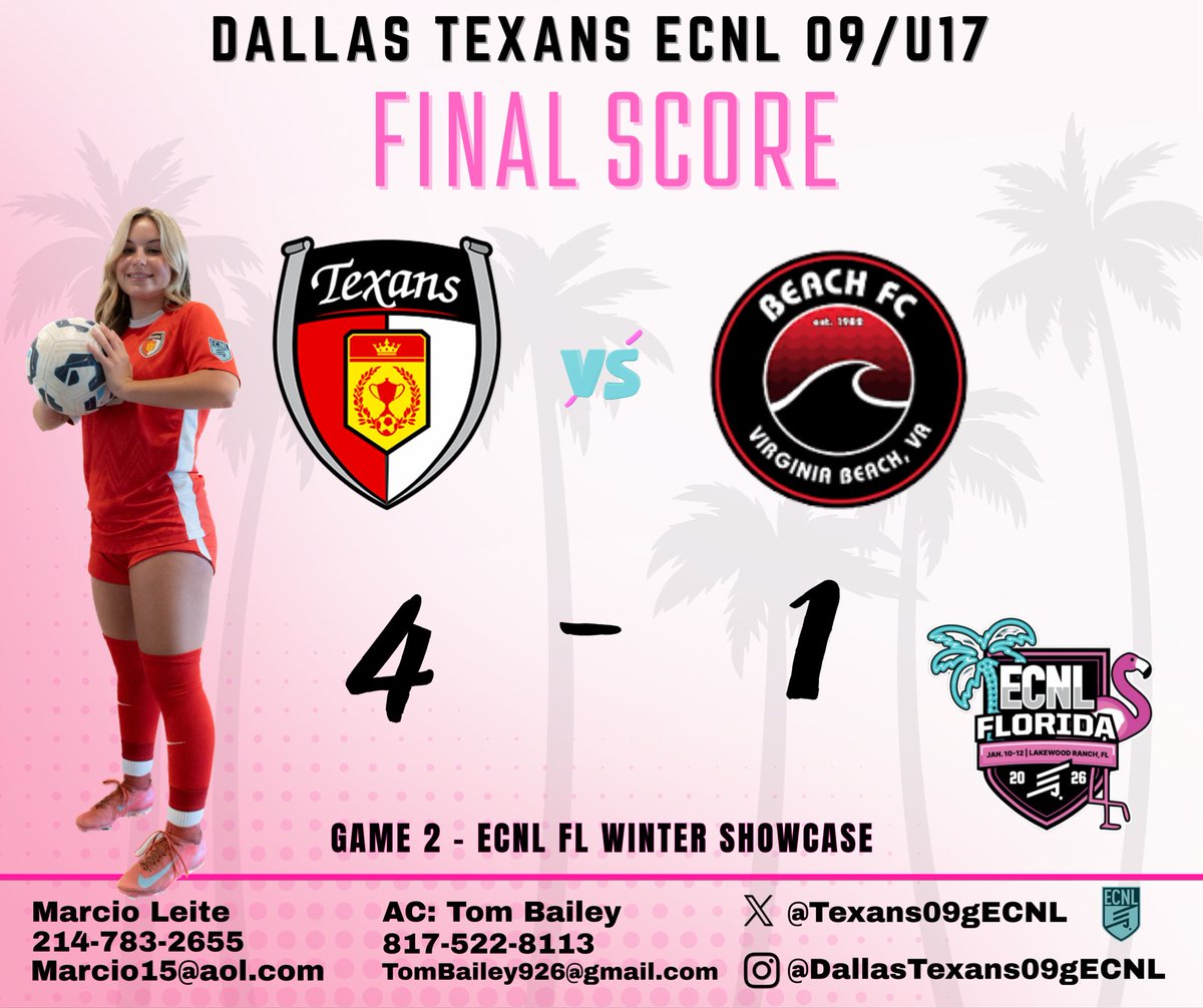 Dallas Texans 09G ECNL tweet media