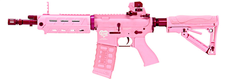 yuuma_gunsou's tweet image. 【🧟‍♂️＜ピンクの銃】  　

　ふと思ったんですが、ピンク色の銃って結構あるな・・・と。（ガンゲイルオンラインが有名ですが） 　
　ということで調べてみました！（G&amp;amp;Gが多い）

　G&amp;amp;G　FemmeFatale16
　G&amp;amp;G　PS90(P90) PINK　
　G&amp;amp;G　FF26 BlowBack ピンク
　G&amp;amp;G　FAR9 Pink…