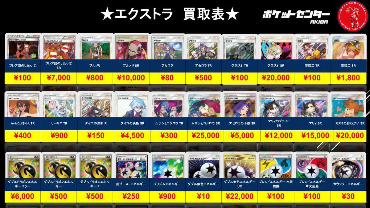 ✨【#ポケカ エクストラ買取案内➁】✨ 汎用カードからコレクター