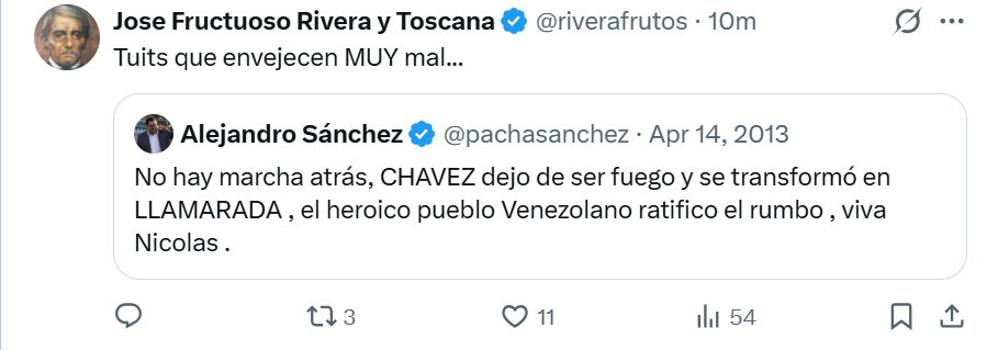 Le saqué captura por si el cagón lo borra.