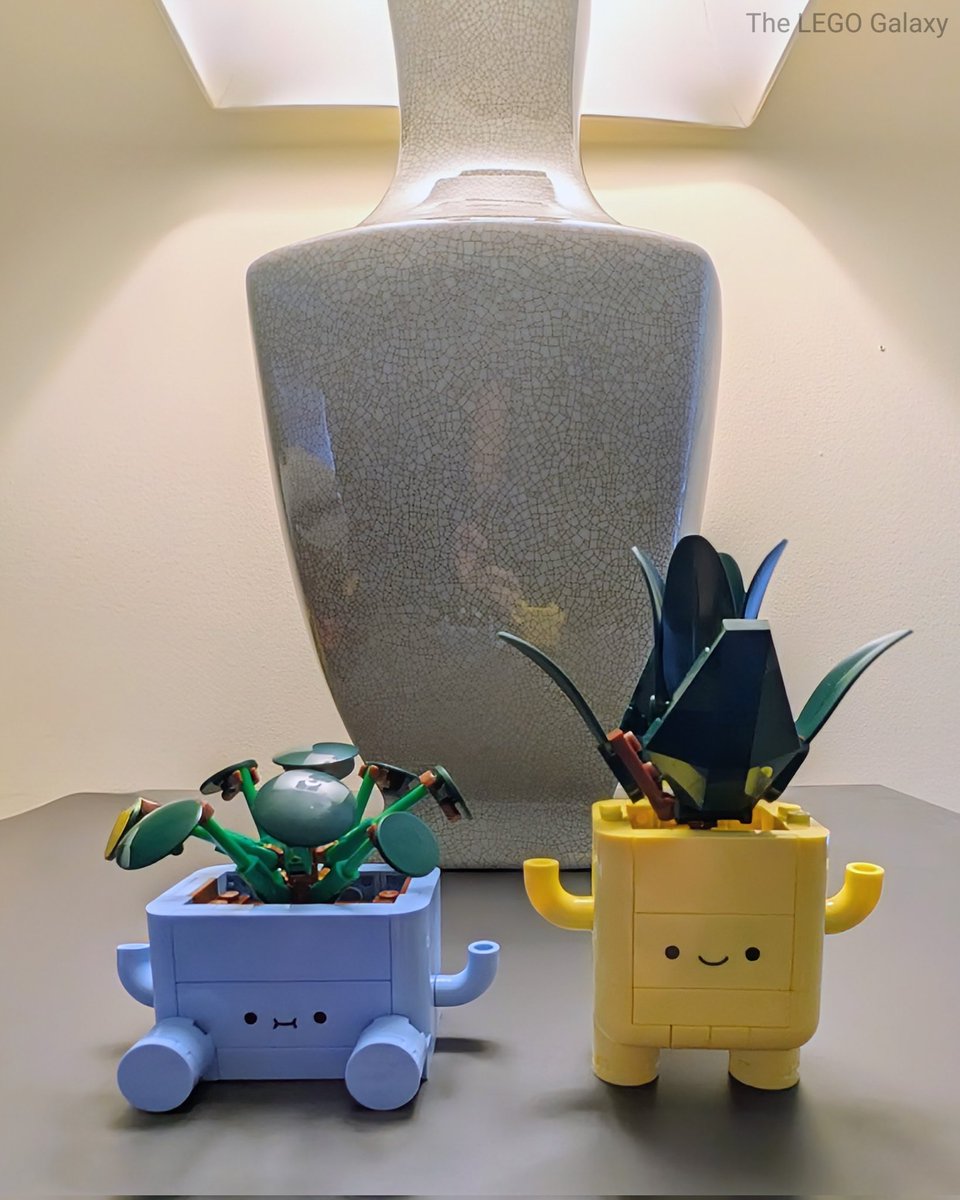 Temporary home for my "Happy Plants" until they are relocated to their new location. 😀 Any guesses where I'll put them?
#LEGO #AFOL #Toys #LEGOLife #Plants