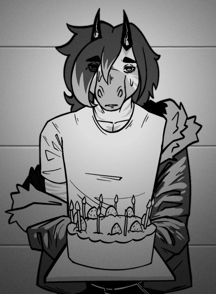 its my bday, this year i hope i can do better than the last🦓