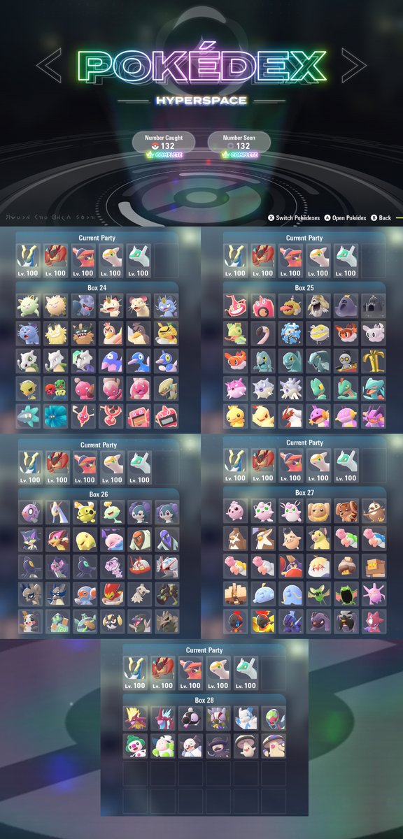 Shiny living dex for Pokemon Legends ZA + Mega Dimensions DLC complete✅