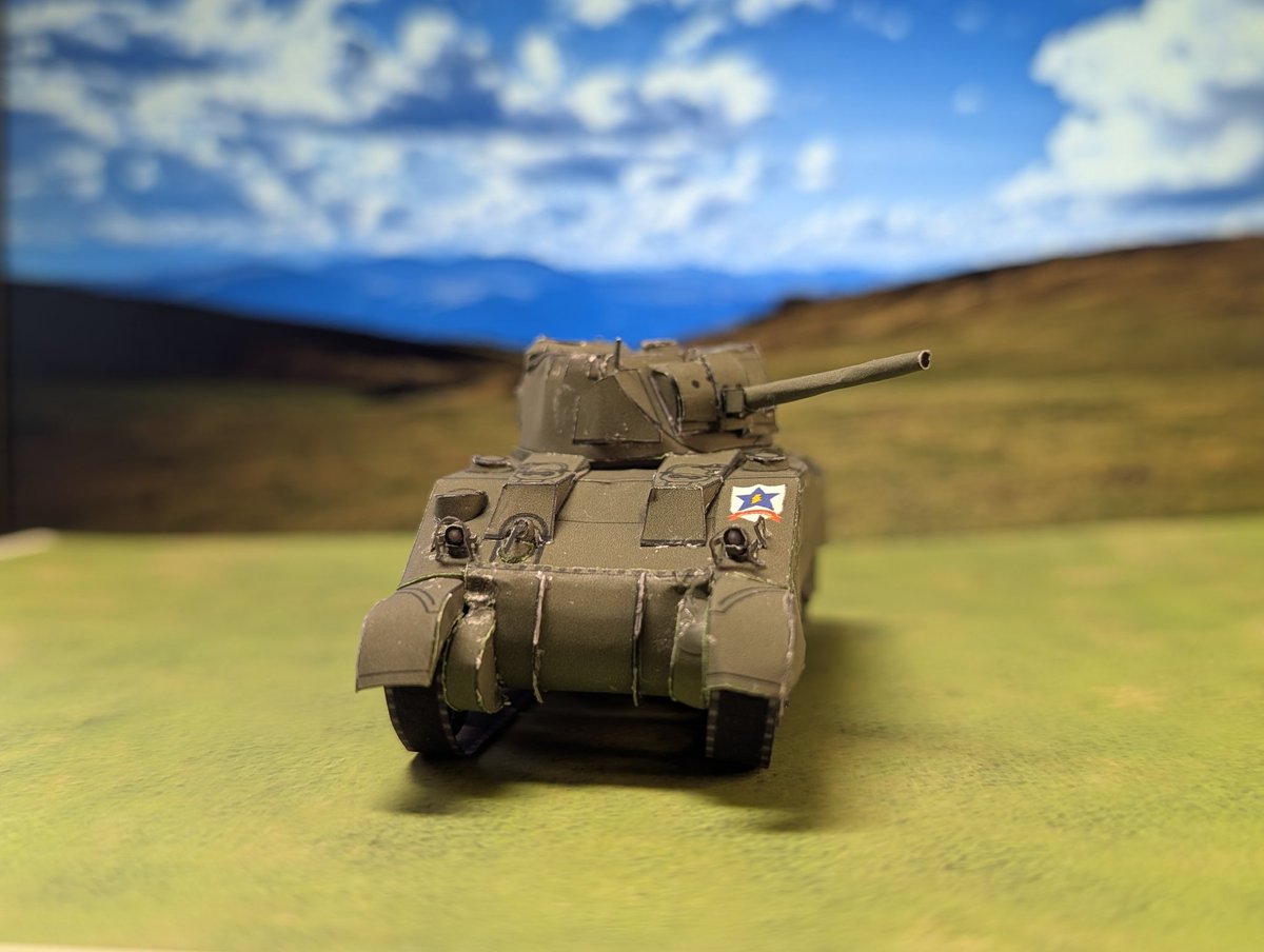 ペーパークラフト新作、『ガールズ＆パンツァー』に登場するサンダース