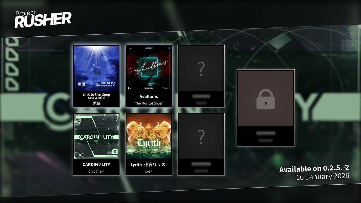 Project : RUSHER tweet media