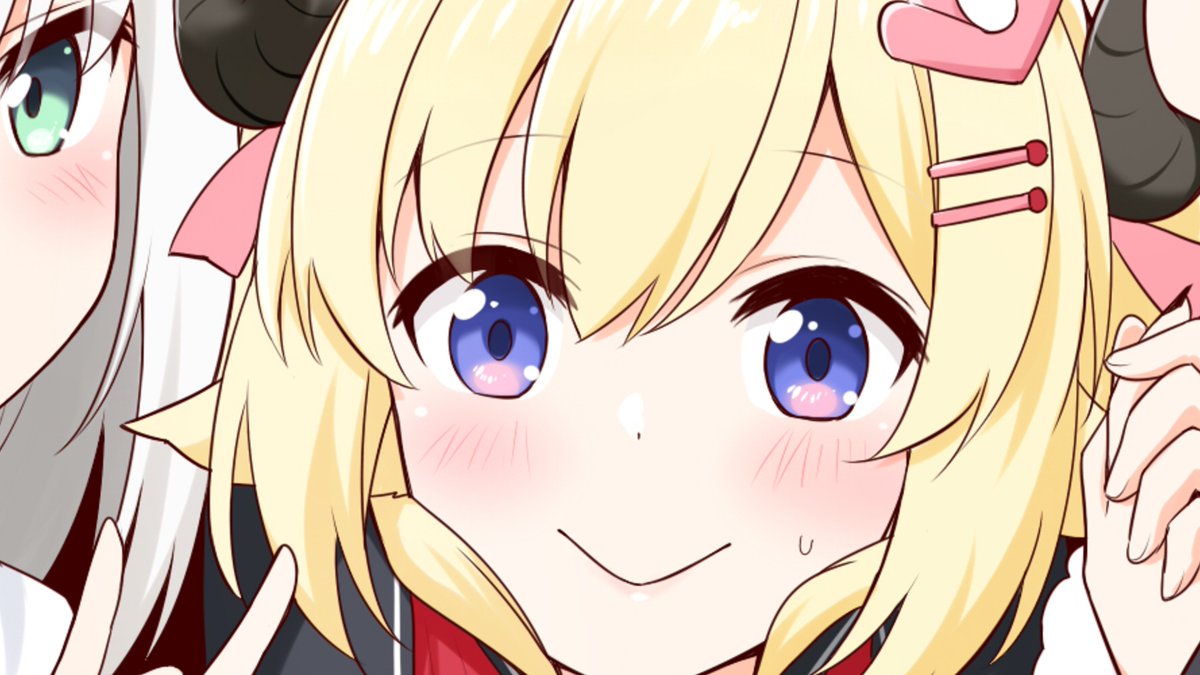 大神ミオ ,白上フブキ 「おはようございます」|フェルティアのイラスト