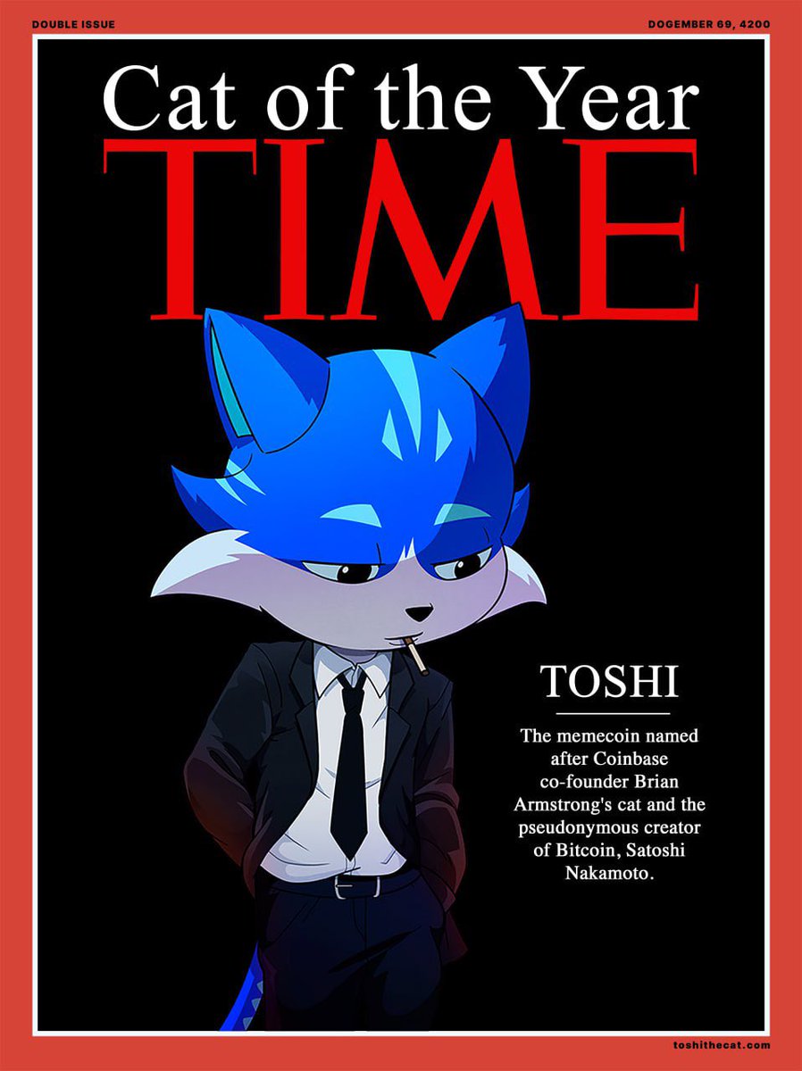 $toshi is the cat of the year!!!!!!