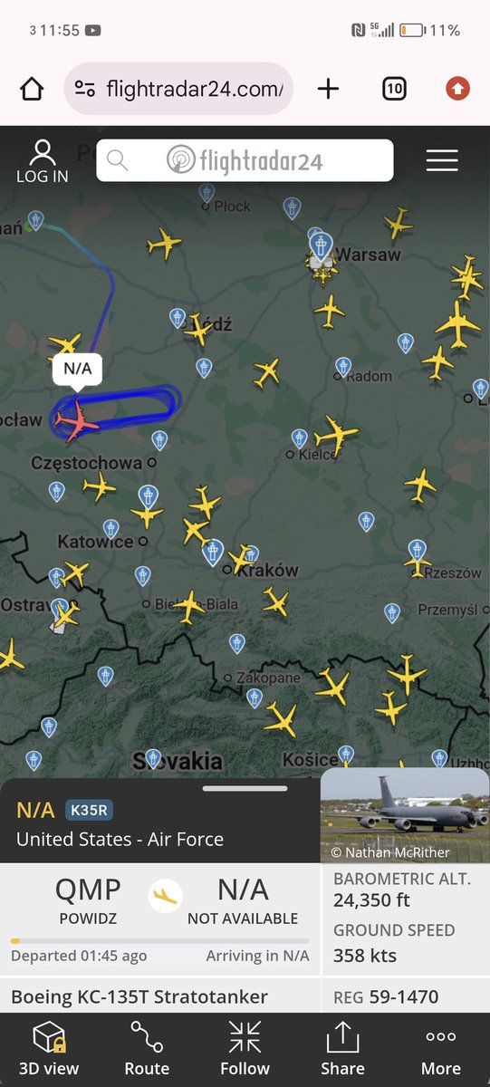 AllenHanley1's tweet photo. @Truthtellerftm Early warning aircraft over Poland tonight 

Why can't the early warning system detect that the federal reserve is a ponzi scheme that issues counterfeit paper to the public..

" Is it setting issue" 
Or 
"User error" https://t.co/sMJIrZWGUv