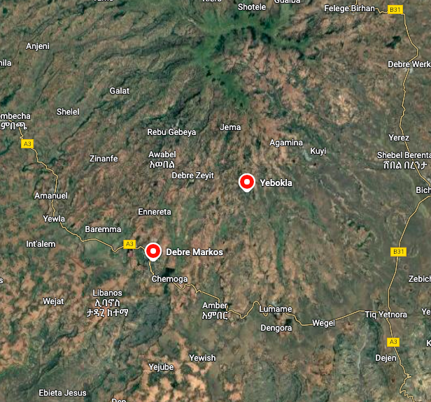 AmharaWarUpdate's tweet image. ⚡️Over 200 teachers, supervisors, and school directors were arbitrarily detained on January 11th after regime soldiers intercepted them while traveling toward Yebokla town near Debre Markos (📍East Gojjam Zone, Amhara Region, Ethiopia).

#Amhara_War_Updates
