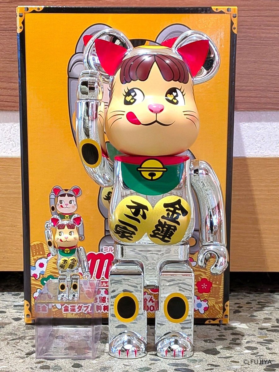 Today's SOLAMACHI】 大人気のBE@RBRICK 招き猫 ペコちゃんシリーズ