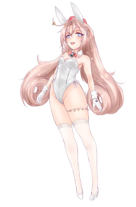 #バニーガール貼って元気づけてください 