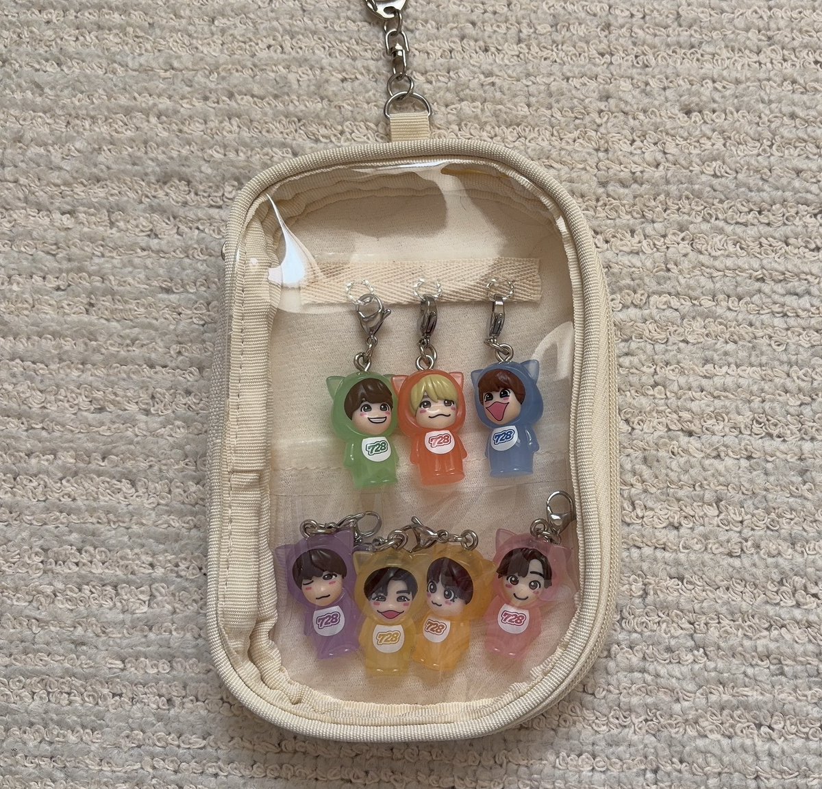 なにわ男子めじるしチャーム用ケース アクスタケースで作ってみた