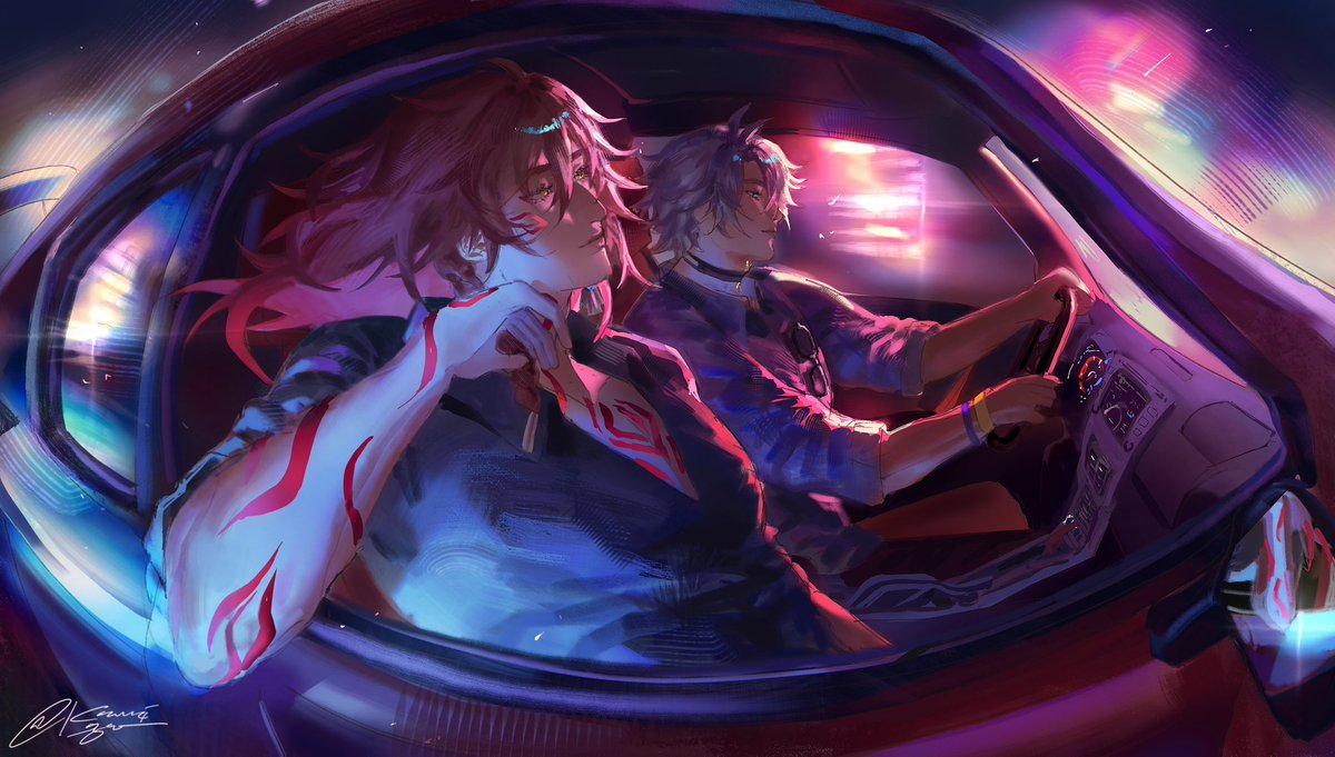 Late night drive 🌌☀️🍷 (1/2)

#phaidei #hsr #Honkaistarrailfanart