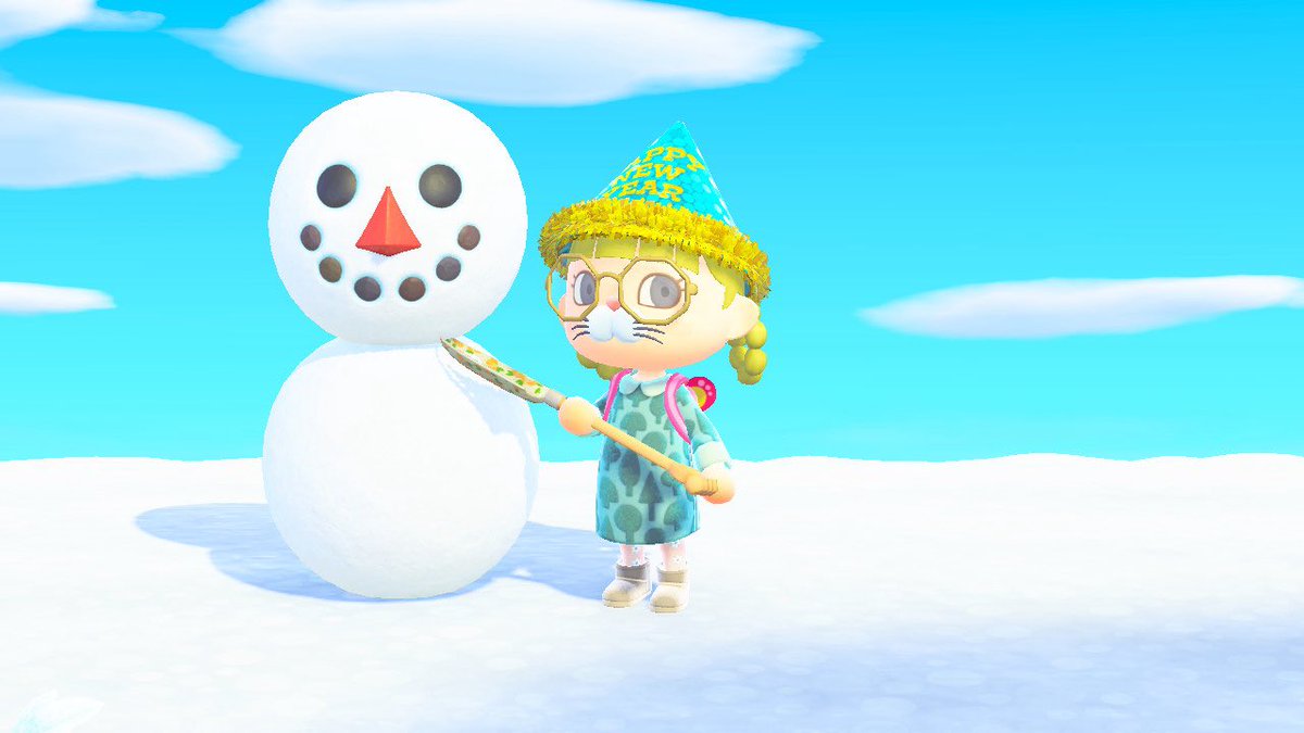 雪だるまページ 今年も作れました、哲平タオルマフラー雪だるま。NEWFROGさんとこから