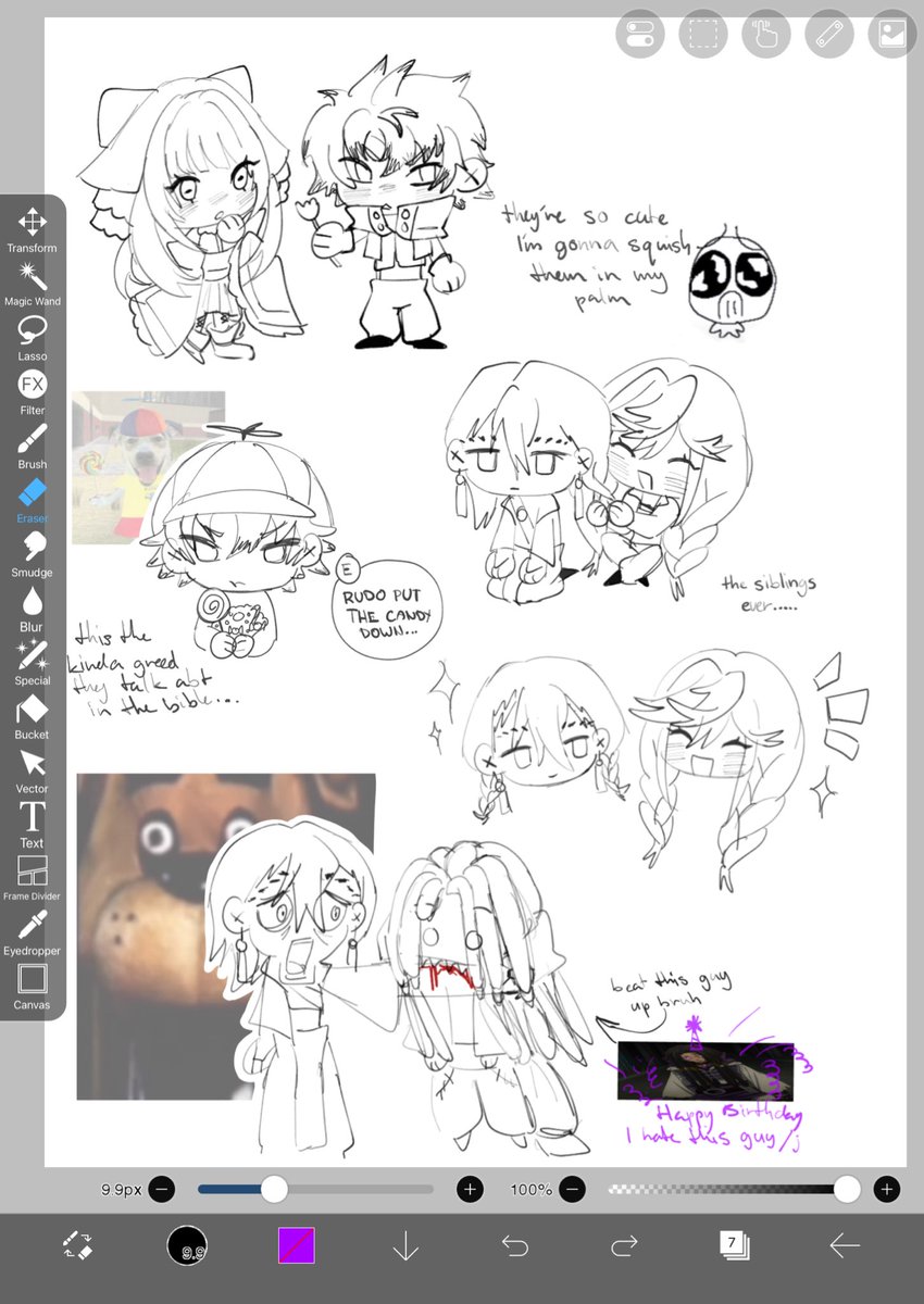 doodles i did last night,,,, #gachiakuta #gachiart
