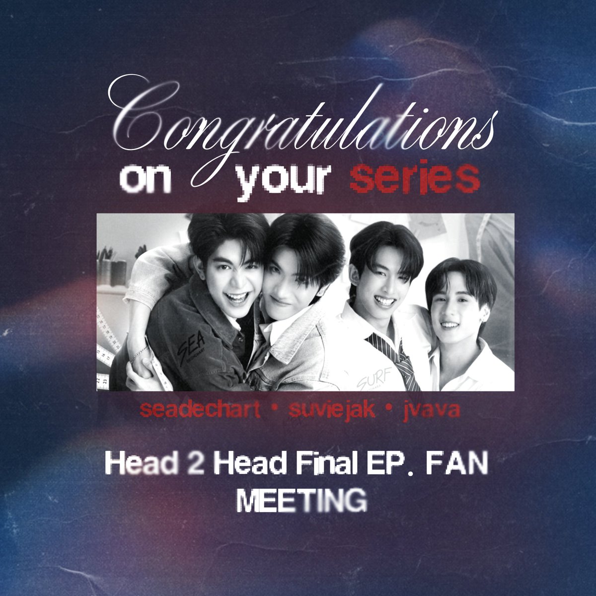 BoundToPast's tweet image. Cheers to a return the past has been waiting for. Congratulations on your series @seadechart @suviejak @jvava through Head 2 Head Final EP. Fan Meeting! A return worth celebrating, where every scene feels like a memory reborn. ✦