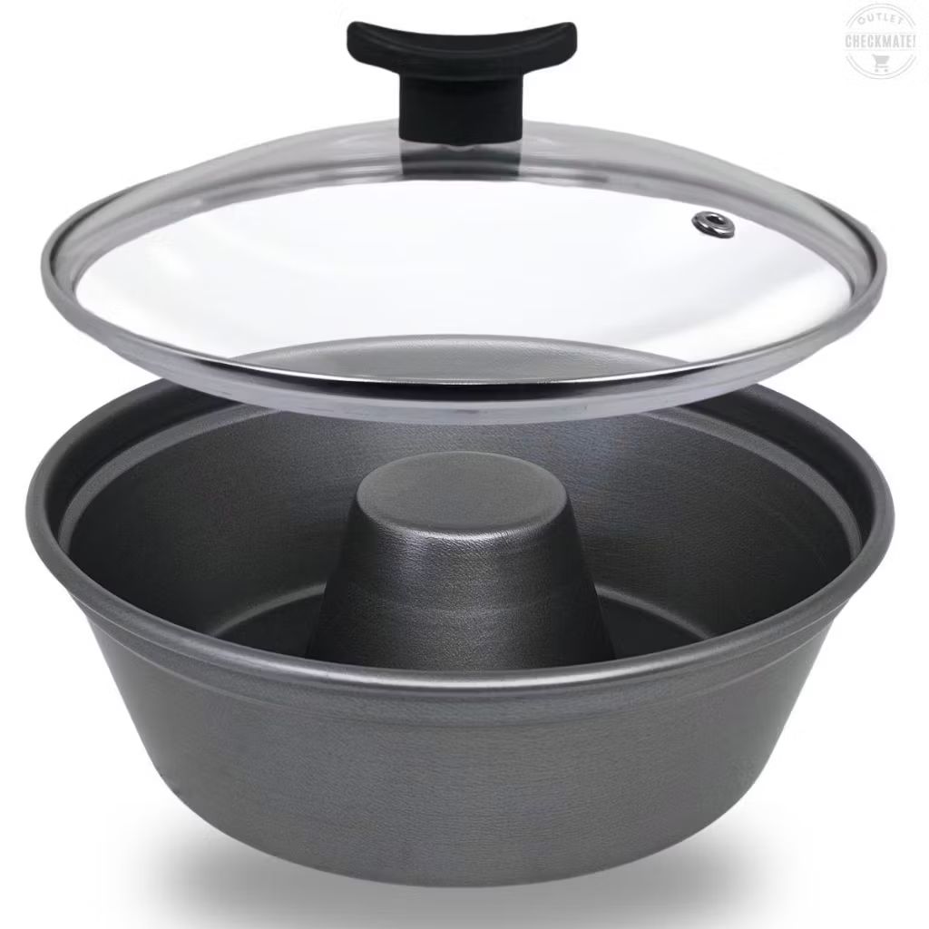 Dê uma olhada em Forma de Pudim 25 cm Antiaderente Com 5 Camadas de Teflon e Tampa de Vidro Temperado por R$59,90. Compre na Shopee agora! s.shopee.com.br/AKUGQur2US?sha…