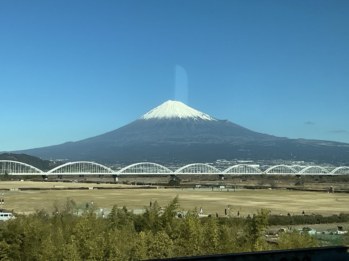 富士山がきれいに見えます。