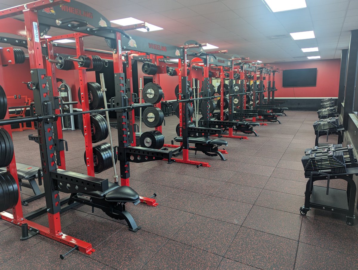 WUCardinals's tweet image. As we welcome our student athletes back to campus tomorrow, the Wheeling Weight Room got a brand new look! 

Thanks to our friends at BSN SPORTS for helping bring in brand new racks, weights, and power blocks to help our Cardinals train for greatness #GoCards