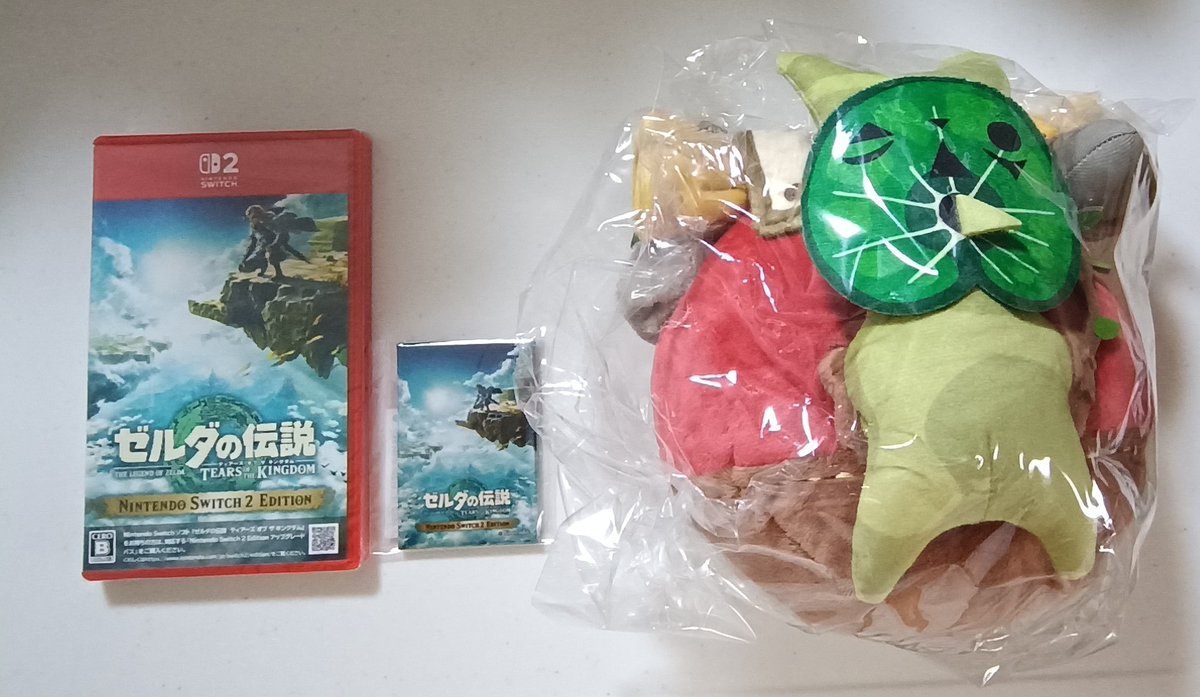 ソフトもきたわよ〜！🤩
コログさんのぬい思ったよりでかかった！かわいい🥰