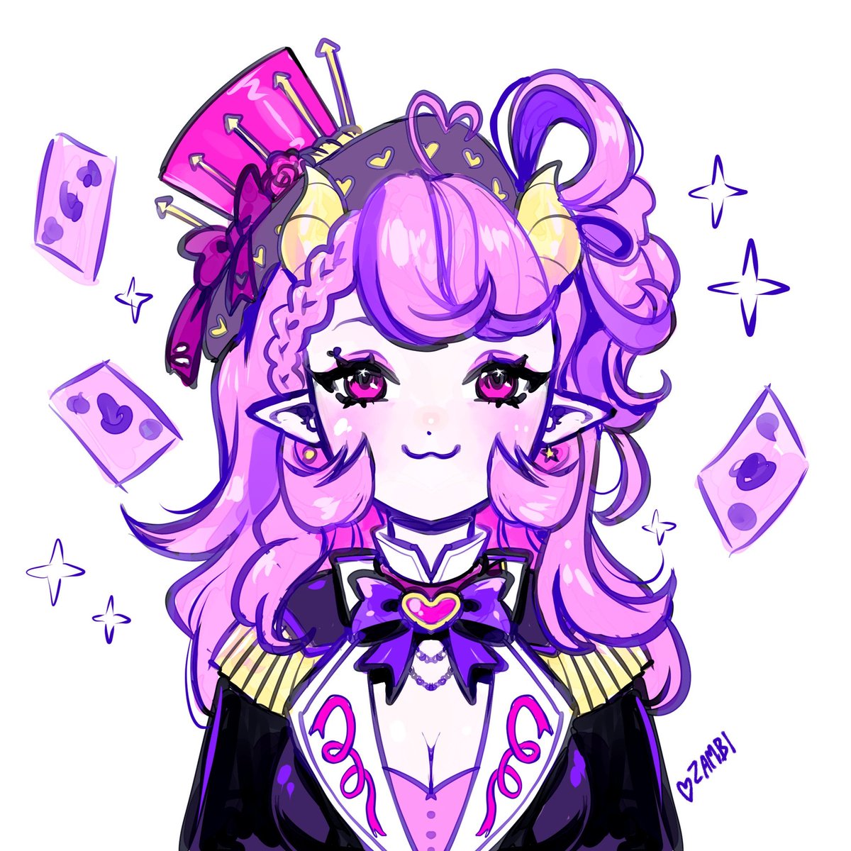 「Doodled 's new adorable model」|Zambicandy (not really here)のイラスト