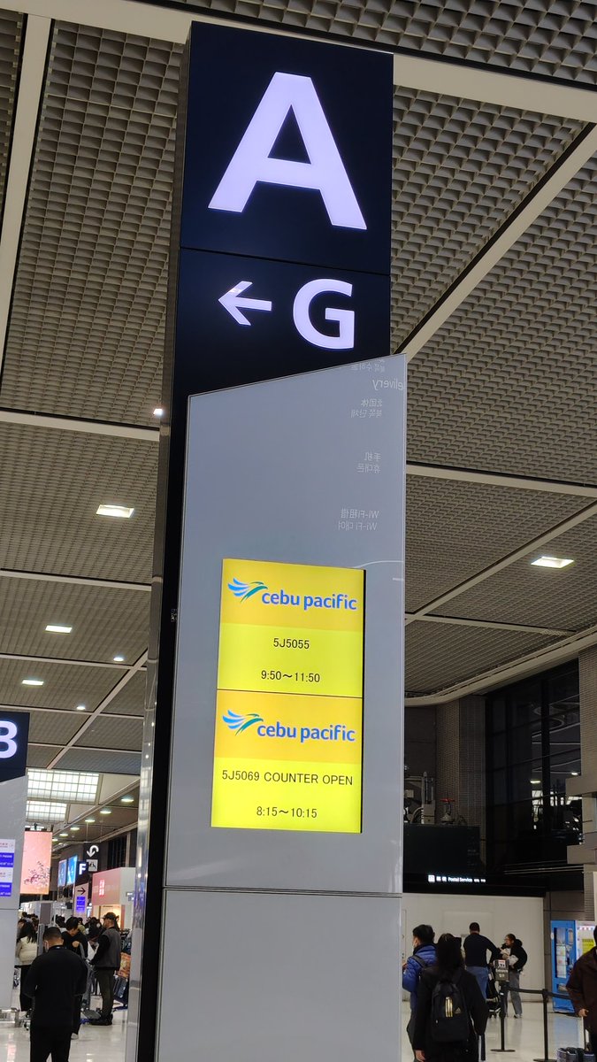 羽ページ⭐️7日以内発送 成田空港T2出発久しぶり そして2年ぶりのセブパシフィック