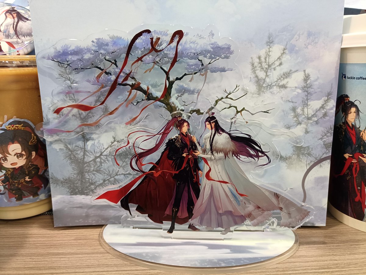lizibiubiu's tweet photo. 这次瑞幸和魔道祖师的联动周边全部拿下了！！不枉我早上七点就去下单抢😤#魔道祖师 #MDZS #忘羡 #WangXian https://t.co/8beIaOu6gH